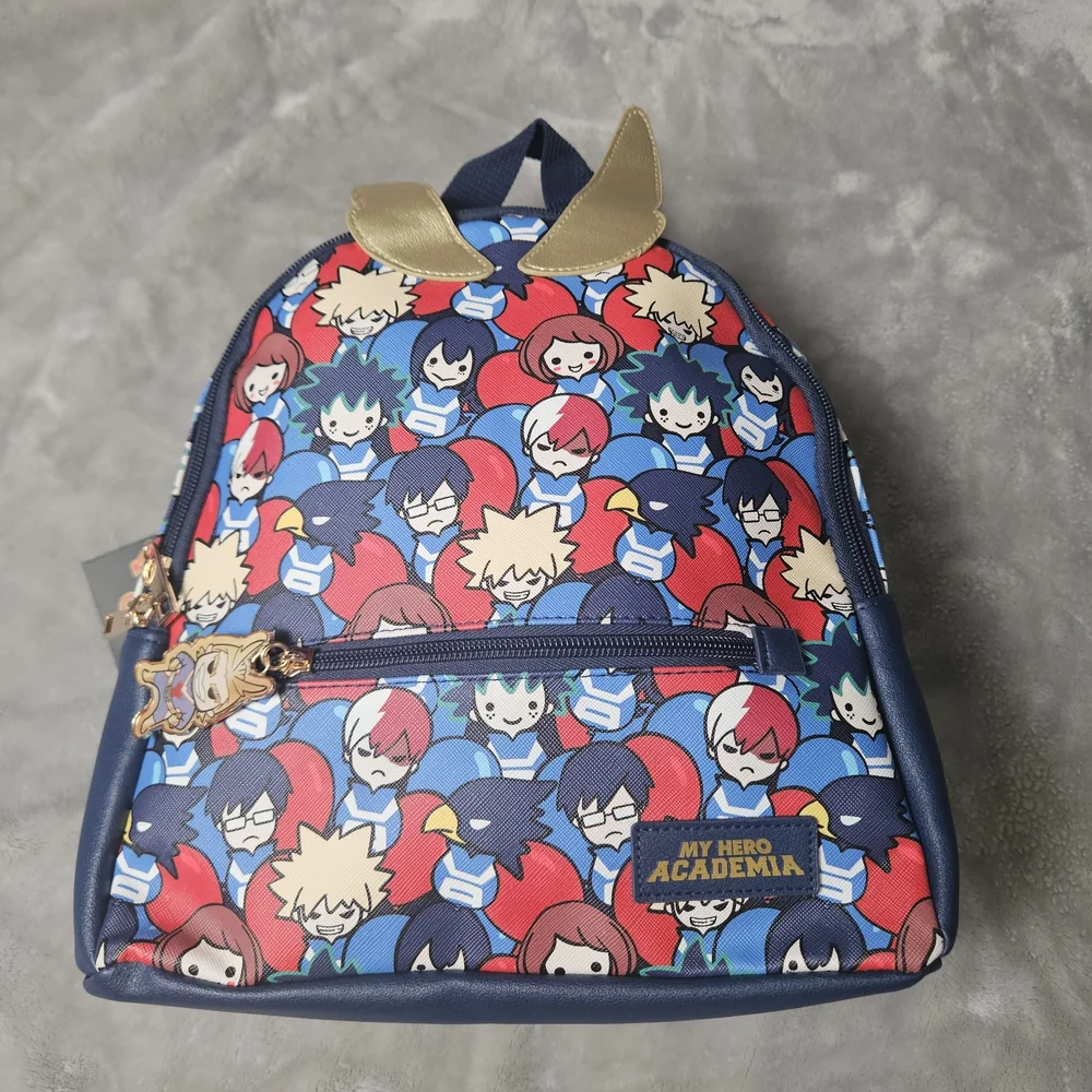 My Hero Academia Mini Backpack Anime Loungefly Style Faux Leather NWT